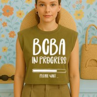Future Bcba Applied Behavior Analysis Autism Aba Rbt Para Gift Garment-Dyed Women's Muscle Tee