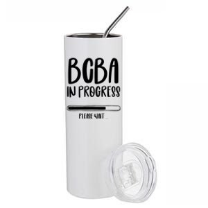 Future Bcba Applied Behavior Analysis Autism Aba Rbt Para Gift Stainless Steel Tumbler