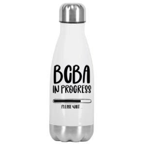 Future Bcba Applied Behavior Analysis Autism Aba Rbt Para Gift Stainless Steel Insulated Water Bottle