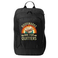 Funny Bookmarks Are For Quitters Nerdy Teacher Reading Meaningful Gift City Backpack