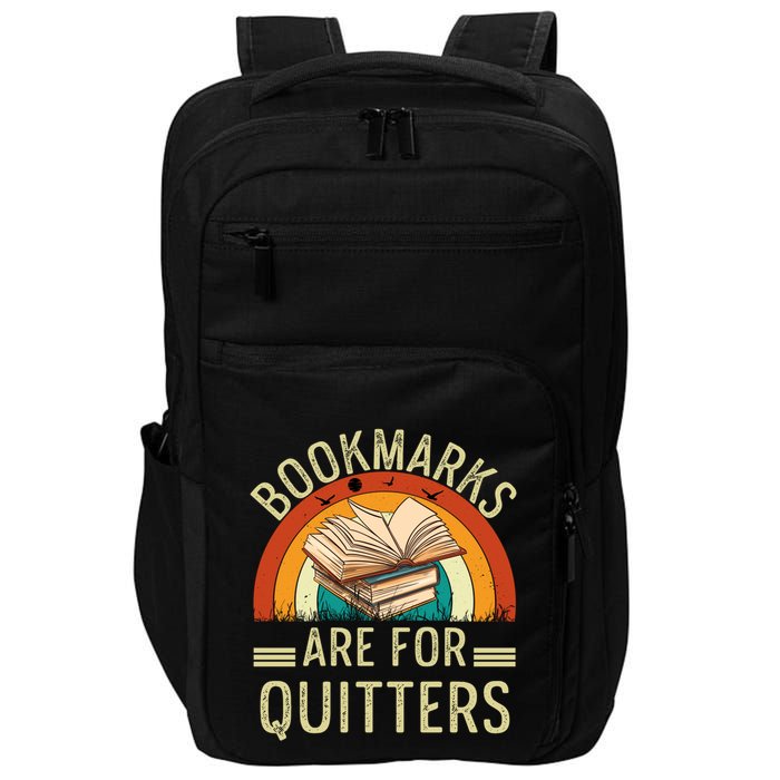 Funny Bookmarks Are For Quitters Nerdy Teacher Reading Meaningful Gift Impact Tech Backpack