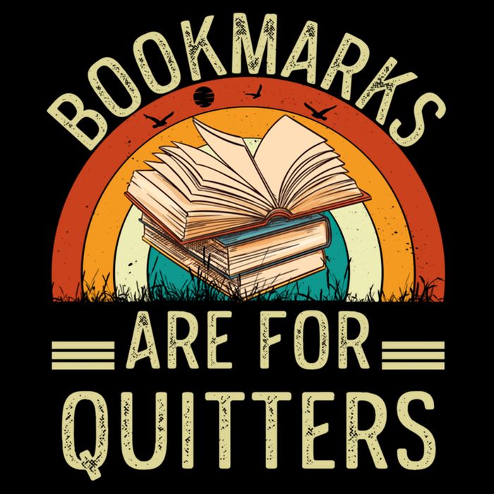 Funny Bookmarks Are For Quitters Nerdy Teacher Reading Meaningful Gift Sustainable Bucket Hat