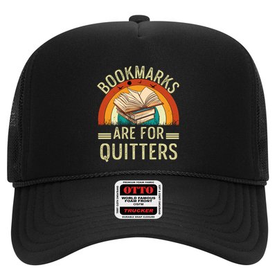 Funny Bookmarks Are For Quitters Nerdy Teacher Reading Meaningful Gift Trucker Hat