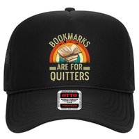 Funny Bookmarks Are For Quitters Nerdy Teacher Reading Meaningful Gift Trucker Hat