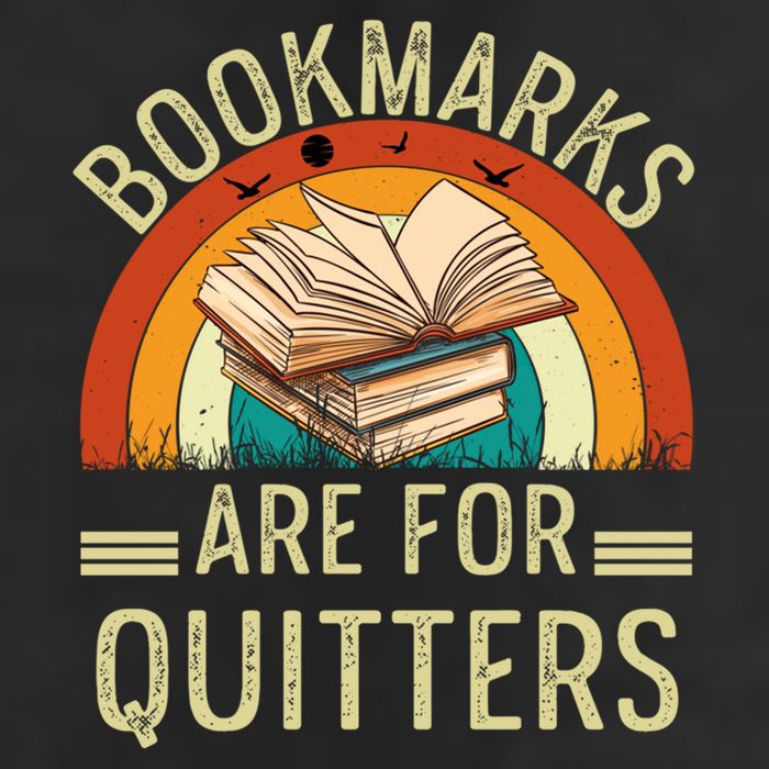 Funny Bookmarks Are For Quitters Nerdy Teacher Reading Meaningful Gift Microfiber Hand Towel