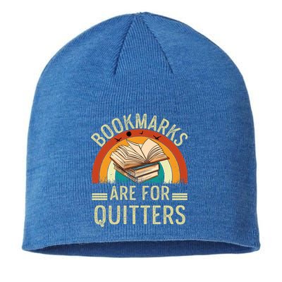 Funny Bookmarks Are For Quitters Nerdy Teacher Reading Meaningful Gift Sustainable Beanie