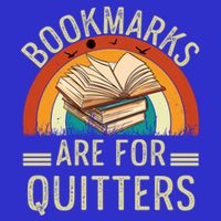 Funny Bookmarks Are For Quitters Nerdy Teacher Reading Meaningful Gift Mesh Reversible Basketball Jersey Tank