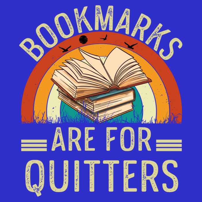 Funny Bookmarks Are For Quitters Nerdy Teacher Reading Meaningful Gift Mesh Reversible Basketball Jersey Tank