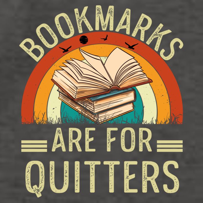 Funny Bookmarks Are For Quitters Nerdy Teacher Reading Meaningful Gift Vector Backpack