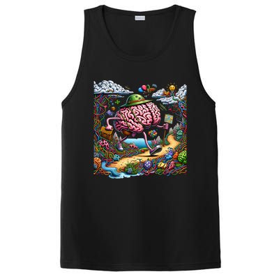 Funny Brain Adventure AlzheimerS For Patient And Caregivers Great Gift PosiCharge Competitor Tank