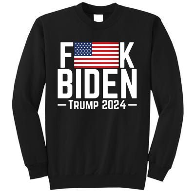 Fuck Biden American Flag Trump 2024 Shirt Sweatshirt