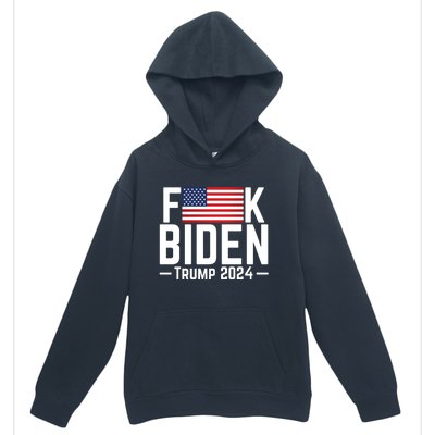 Fuck Biden American Flag Trump 2024 Shirt Urban Pullover Hoodie