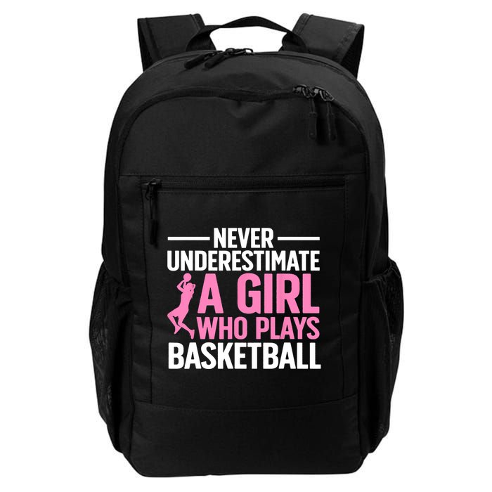 Funny Basketball Art For Girls Teens Basketball Player Daily Commute Backpack