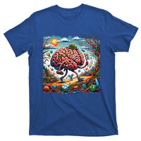 Funny Brain Adventure AlzheimerS Patients And Caregivers Gift T-Shirt