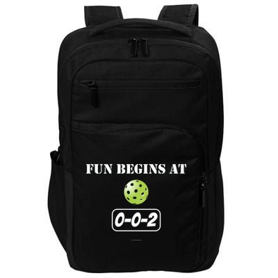 Fun Begins At 002 Impact Tech Backpack