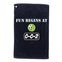 Fun Begins At 002 Golf Towel