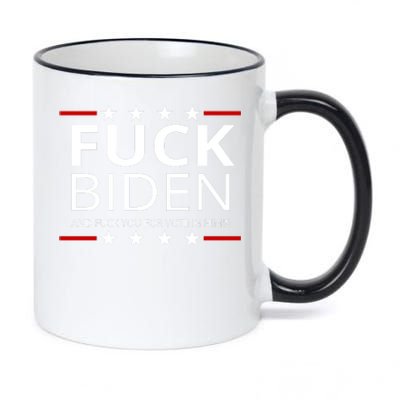 F!ck Biden And F*ck You For Voting Him 11oz Black Color Changing Mug