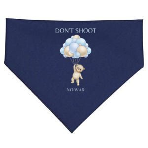 Funny Balloon Anti War Peace Fake News USA-Made Doggie Bandana