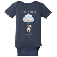 Funny Balloon Anti War Peace Fake News Baby Bodysuit