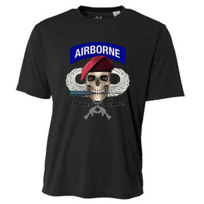 Fort Benning Army Base Airborne Training Columbus Cooling Performance Crew T-Shirt