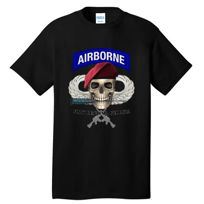 Fort Benning Army Base Airborne Training Columbus Tall T-Shirt