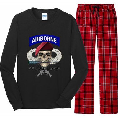 Fort Benning Army Base Airborne Training Columbus Long Sleeve Pajama Set