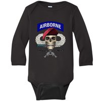 Fort Benning Army Base Airborne Training Columbus Baby Long Sleeve Bodysuit