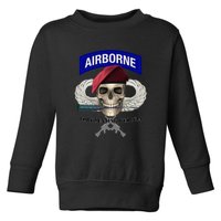 Fort Benning Army Base Airborne Training Columbus Toddler Sweatshirt