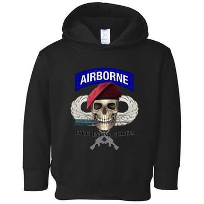 Fort Benning Army Base Airborne Training Columbus Toddler Hoodie