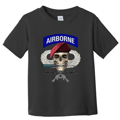 Fort Benning Army Base Airborne Training Columbus Toddler T-Shirt