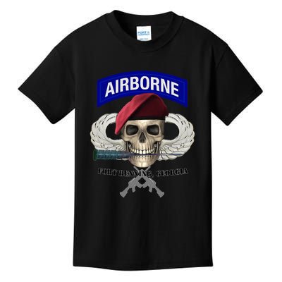 Fort Benning Army Base Airborne Training Columbus Kids T-Shirt