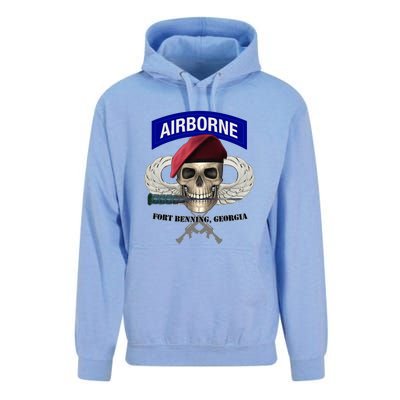 Fort Benning Army Base Airborne Training Columbus Unisex Surf Hoodie