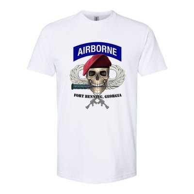 Fort Benning Army Base Airborne Training Columbus Softstyle CVC T-Shirt