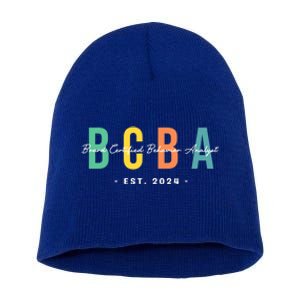 Future Behavior Analyst Bcba In Progress Training Est. 2024 Short Acrylic Beanie