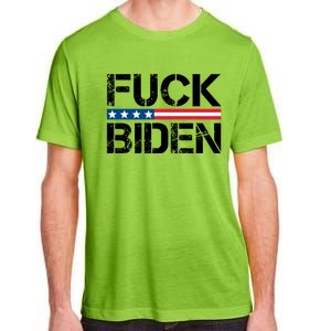 Fuck Biden American Flag Funny Anti Biden Fuck Joe Biden Adult ChromaSoft Performance T-Shirt