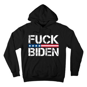 Fuck Biden American Flag Funny Anti Biden Fuck Joe Biden Hoodie