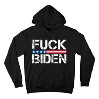 Fuck Biden American Flag Funny Anti Biden Fuck Joe Biden Hoodie