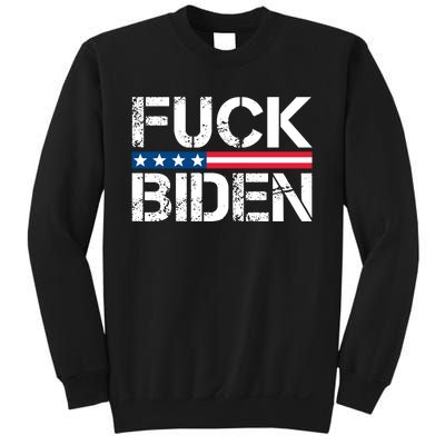 Fuck Biden American Flag Funny Anti Biden Fuck Joe Biden Sweatshirt