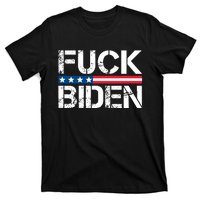 Fuck Biden American Flag Funny Anti Biden Fuck Joe Biden T-Shirt