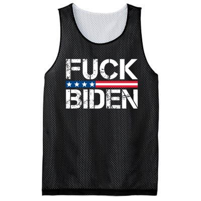 Fuck Biden American Flag Funny Anti Biden Fuck Joe Biden Mesh Reversible Basketball Jersey Tank