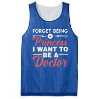 Forget Being A Princess I Want To Be A Doctor Medicine Gift Mesh Reversible Basketball Jersey Tank