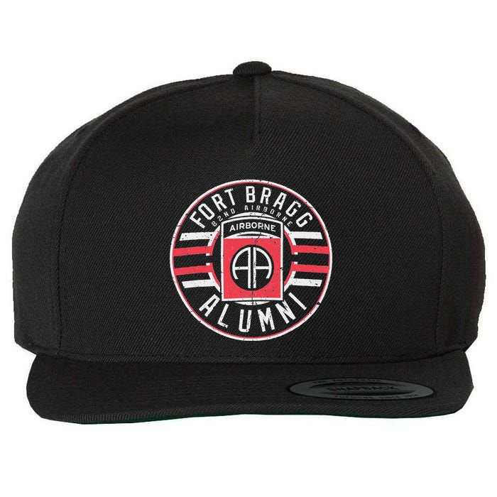 Fort Bragg Alumni Wool Snapback Cap
