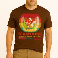 Funny Be A Gold Fish Happiest Animal On Earth Ted Lasso Cooling Performance Crew T-Shirt