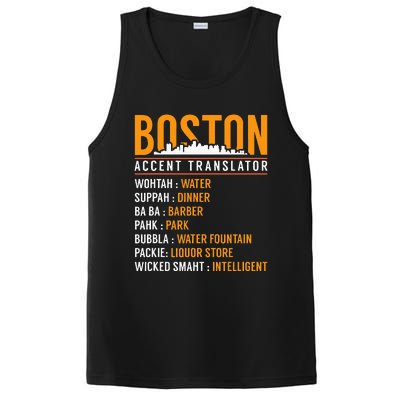 Funny Boston Accent Translator PosiCharge Competitor Tank