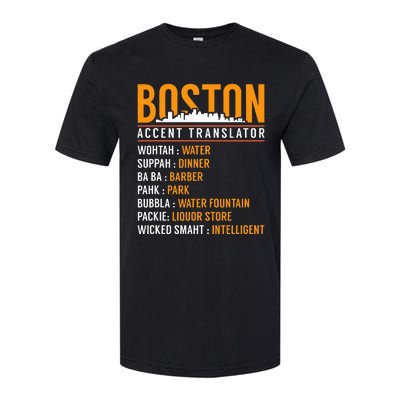 Funny Boston Accent Translator Softstyle® CVC T-Shirt