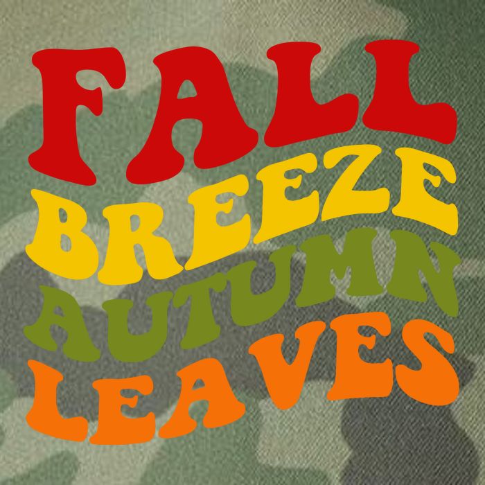 Fall Breeze Autumn Leaves Retro Legacy Tie Dye Trucker Hat