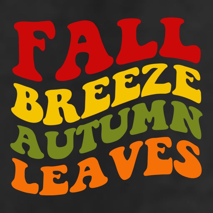 Fall Breeze Autumn Leaves Retro 7 Panel Mesh Trucker Snapback Hat