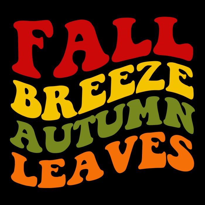 Fall Breeze Autumn Leaves Retro Drawstring Bag