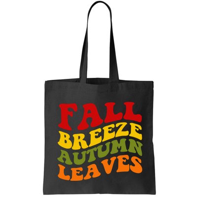 Fall Breeze Autumn Leaves Retro Bag