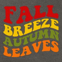 Fall Breeze Autumn Leaves Retro Cotton Canvas Backpack